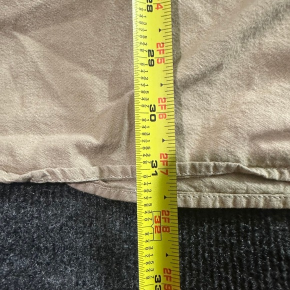 Carhartt Men's Work Shirt Short Sleeve Button-Up Tan, Size 3XL, Relaxed Fit - Picture 4 of 6